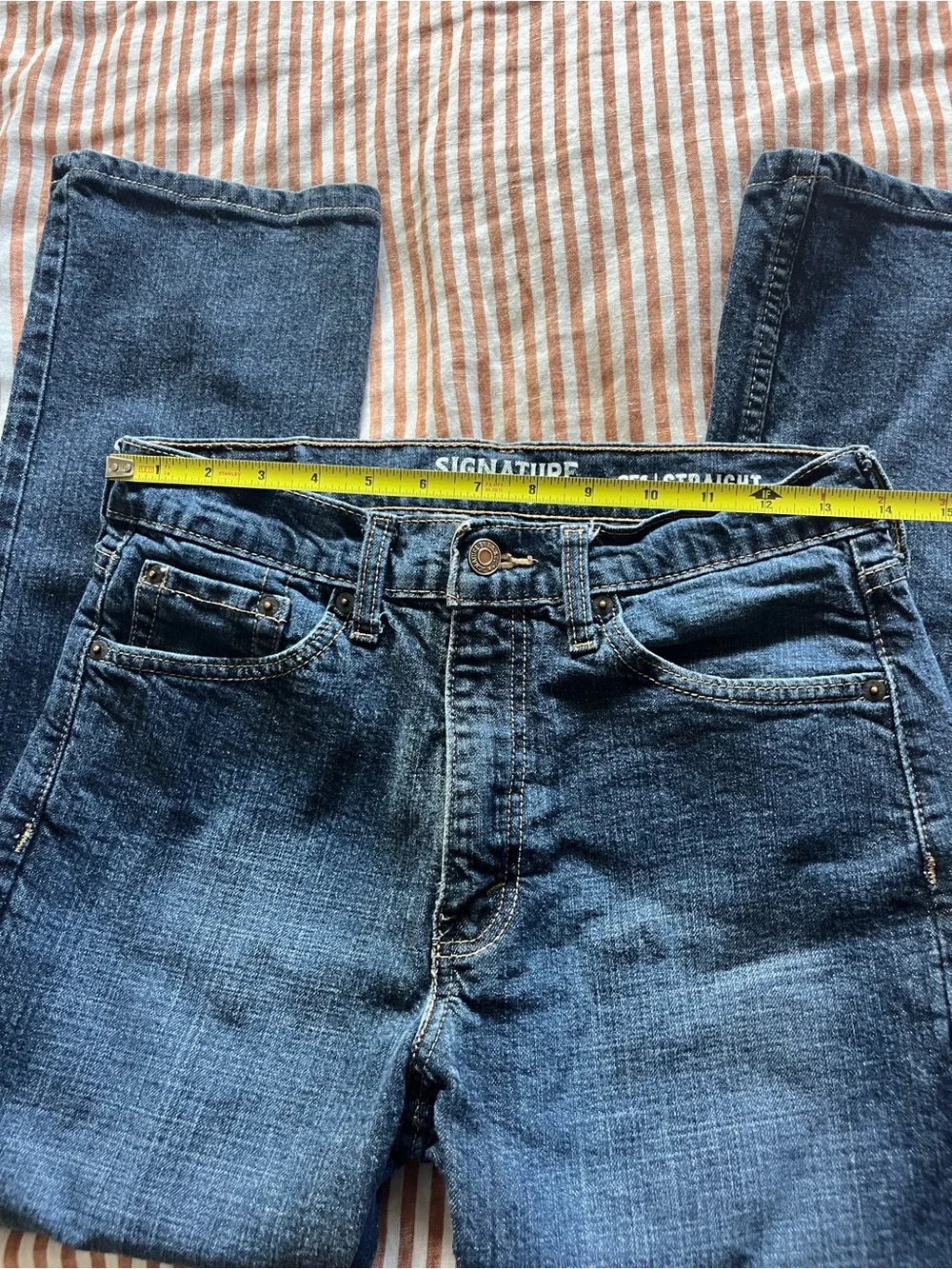 Levi’s  Men’s Straight Jeans in Dark Blue Wash